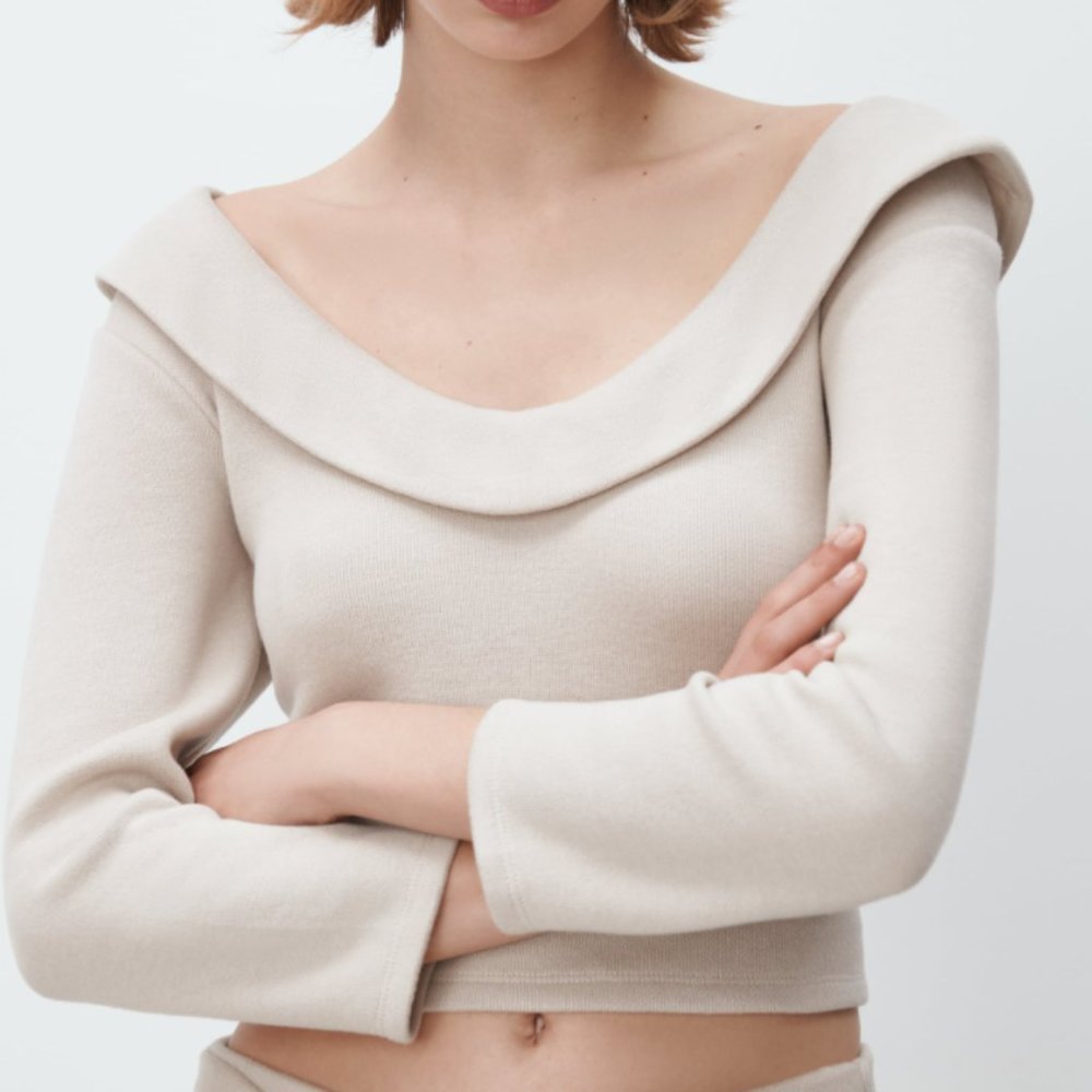 Zara Long Sleeve w/ Wide Neckline